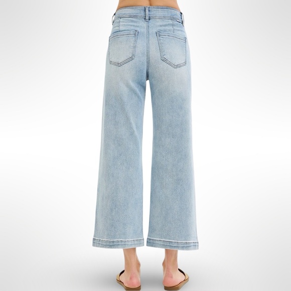 Risen Light Blue Jeans - Picture 4 of 12